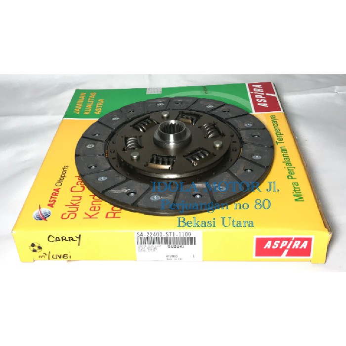 DISC CLUTCH PLAT KOPLING CARRY 1.0 ST-100 S4-22400-ST1-1100 -ASPIRA-