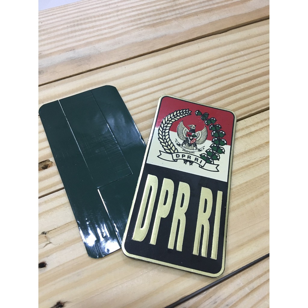 Sticker DPR RI - Stiker DPR - Sticker Plat DPR