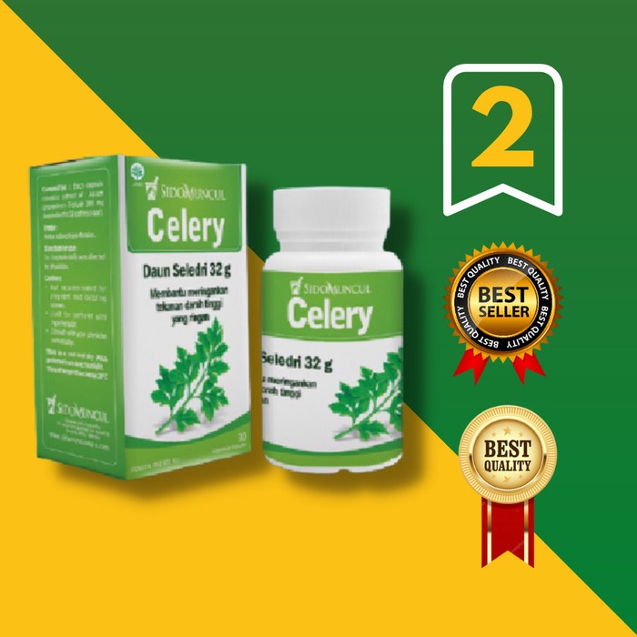 SIDOMUNCUL HERBAL CELERY OBAT PEREDA TEKANAN DARAH TINGGI TERMURAH