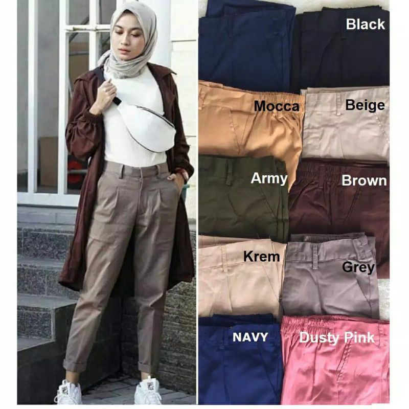 Baggy pants american drill/baggy pants american drill premium/baggy pants wanita/baggy pants/celana 
