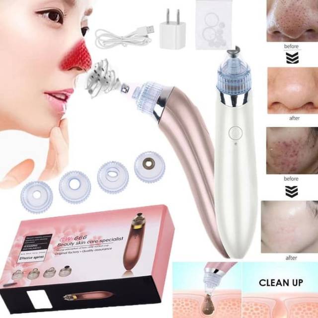 CW666 alat sedot komedo listrik vacuum blackhead