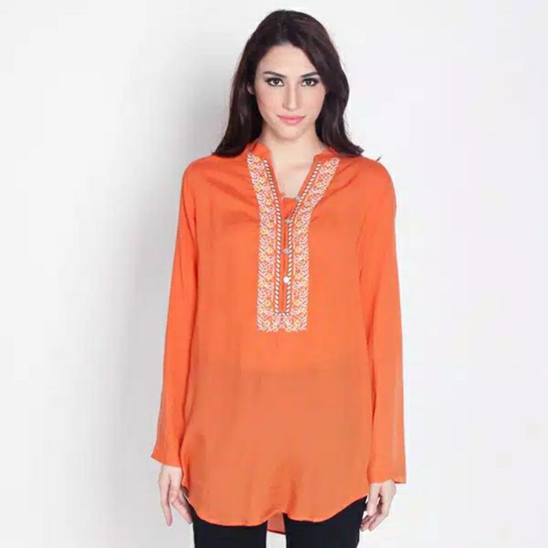 Malay Tunic Orange ORIGINAL Bodytalk Size L