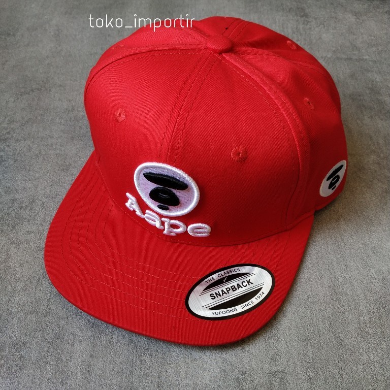 Topi snapback aape import pria topi bape by a bathing ape