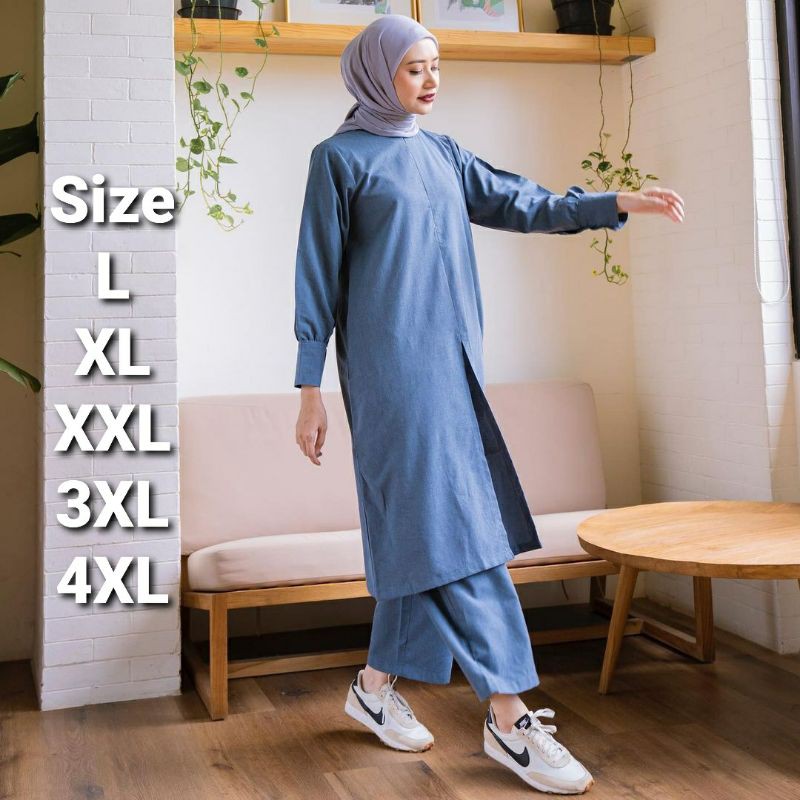 SET JUMBO ALANA DRESS. Ns FC Najibah Gamis Syar'i asdf MURAH TERBARU