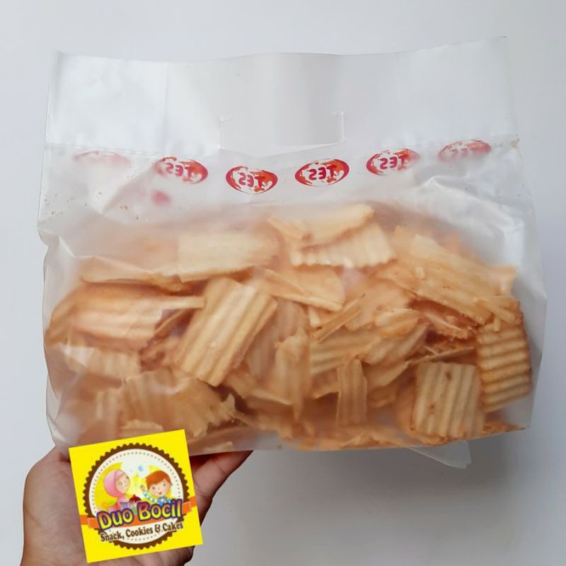 

RiDn Keripik Singkong TES Spesial CHUBA 500 Gram - Duo Bocil Snack