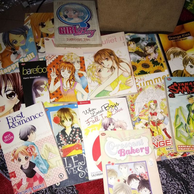 Komik Manga Shoujo (Bekas)