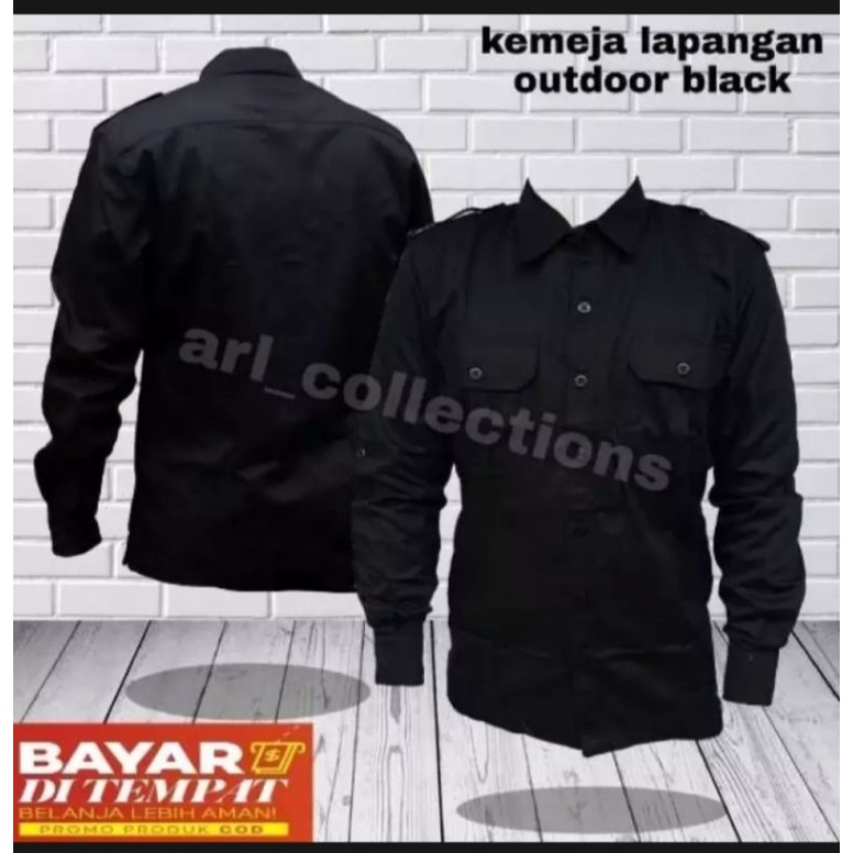 kemeja pdl hitam