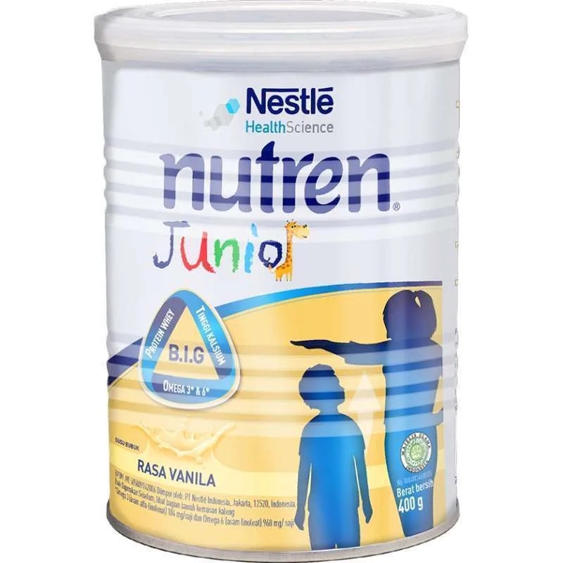 

NESTLE NUTREN JUNIOR RASA VANILA 400 GRAM