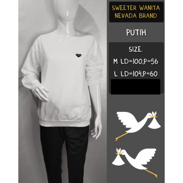 switer wanita hush puppies