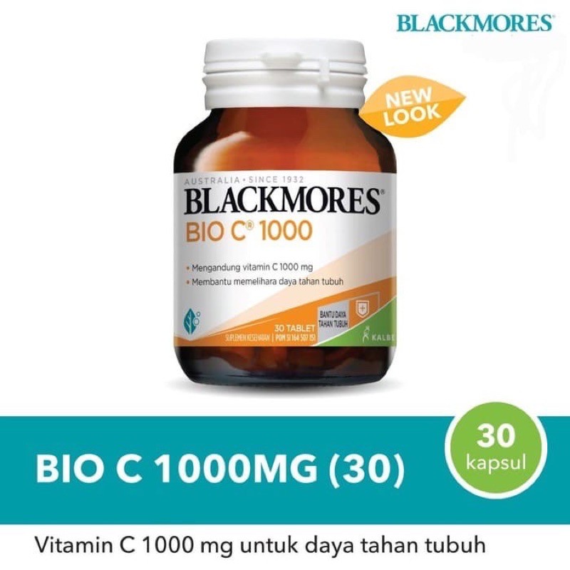 Blackmores Bio C 1000mg isi 30 Kapsul Kalbe Original