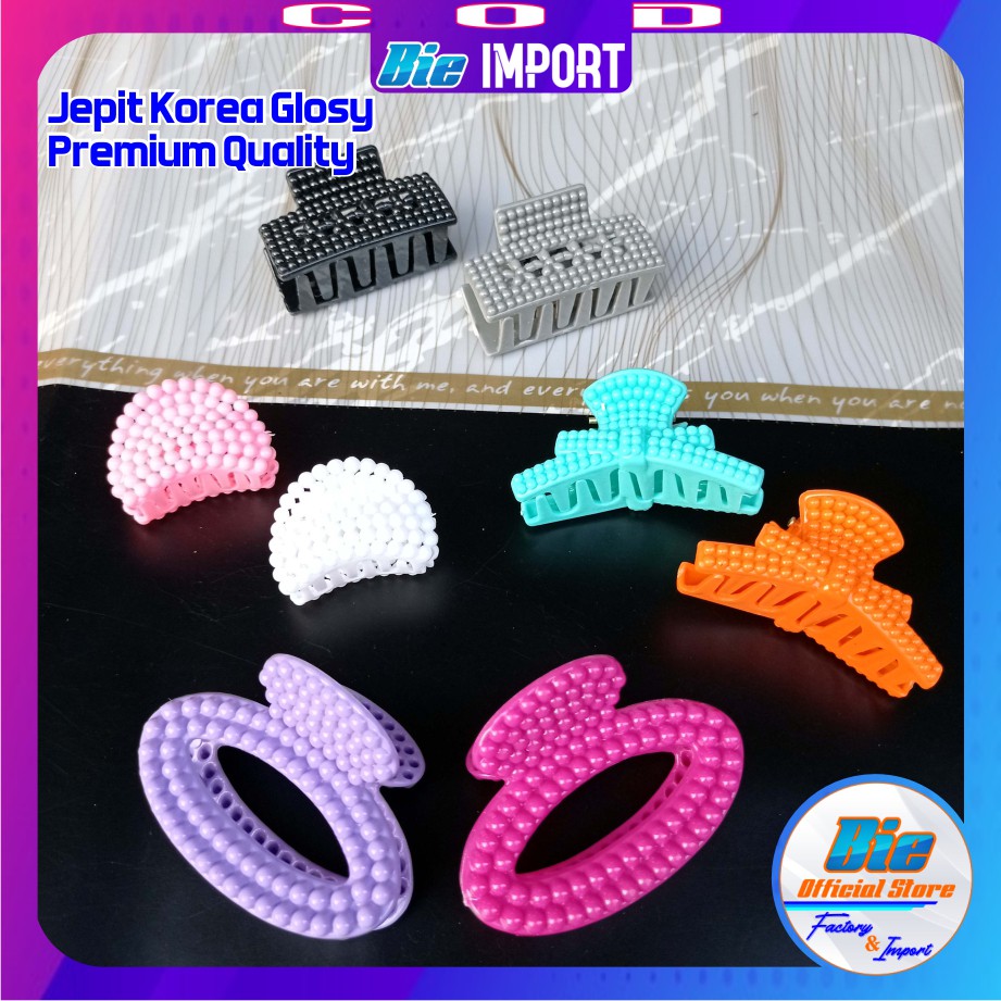 Ikat Rambut Korea Glosy Premium Impor Best Seller