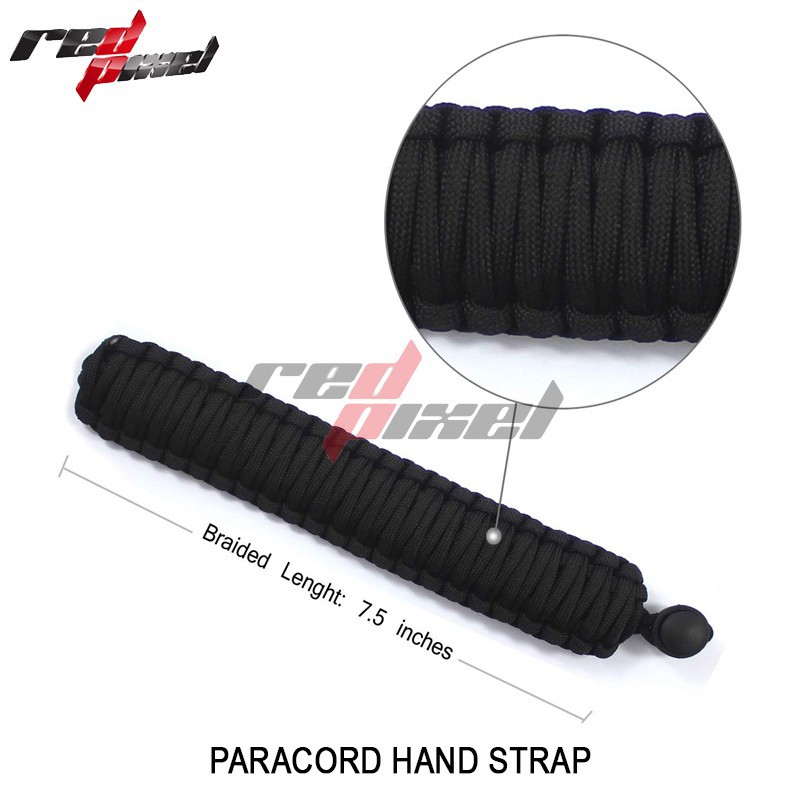 Grab Medan Tali Hand Strap Paracord Kamera DSLR - Black