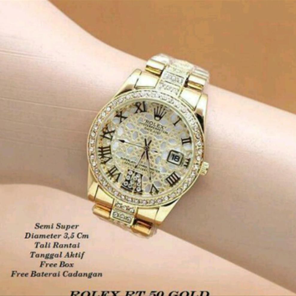 GARANSI TERMURAH JAM TANGAN WANITA ROLEX PREMIUM BERGARANSI