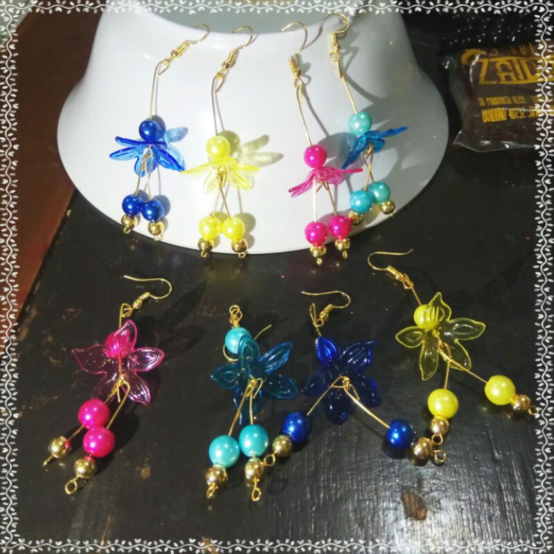 Anting bunga mutiara,anting abg ,anting hijab