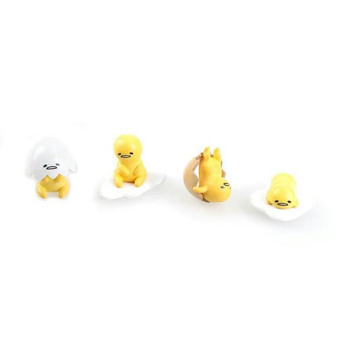 Figure Set Gudetama Harga 1 Set Isi 4 Pcs / Topper Kue Cake Gudetama