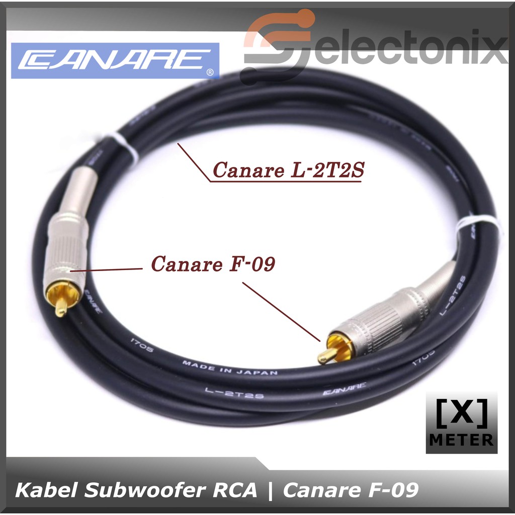 Kabel Subwoofer RCA | Canare F-09 [request]