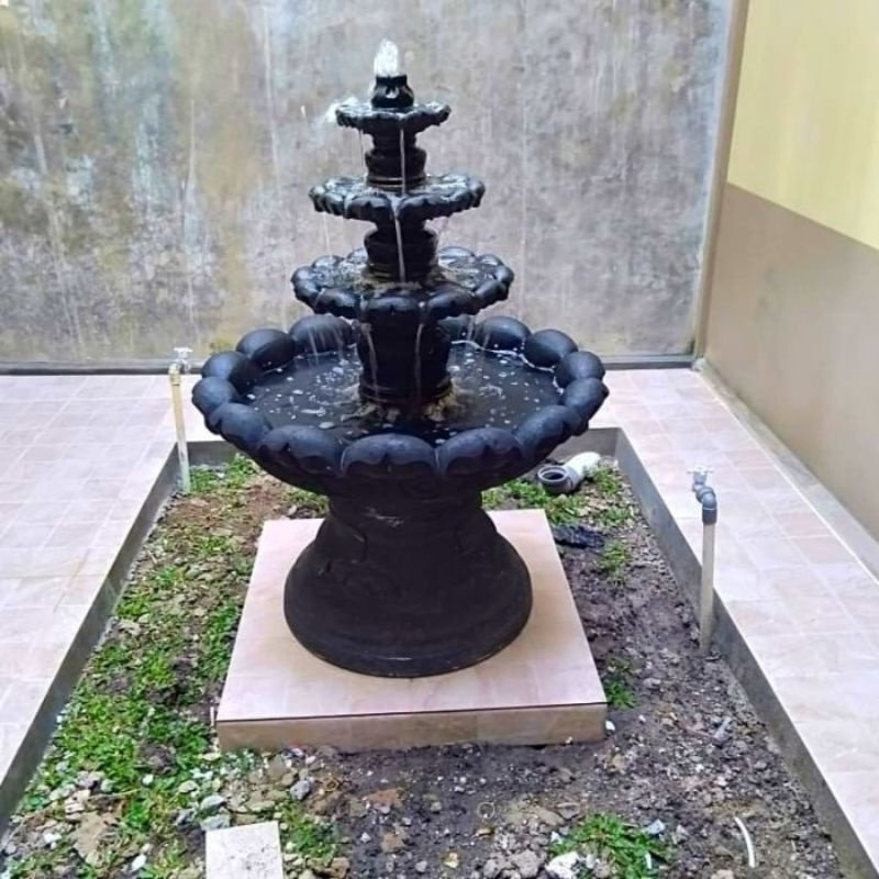 Air mancur teratai / air mancur taman minimalis