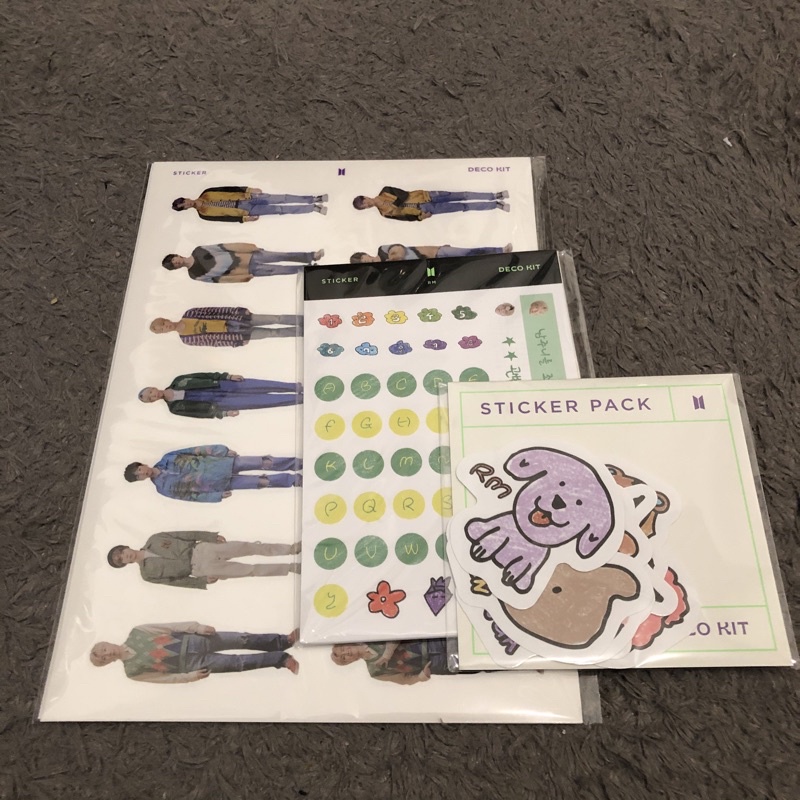 sticker set deco kit bts