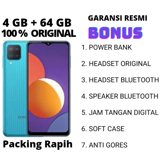SAMSUNG M12 RAM 4/64 GARANSI RESMI