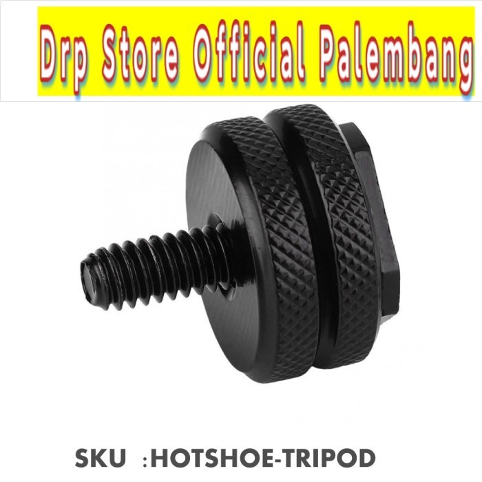 Tripod Screw Hot Shoe Kamera DSLR 1/4 Thread