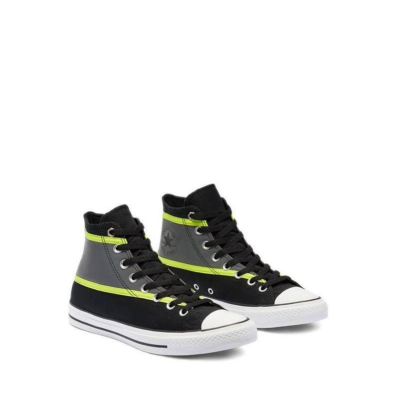 Converse Ctas Hi Reflective Panel Vis Black Lemon Venom Original Resmi