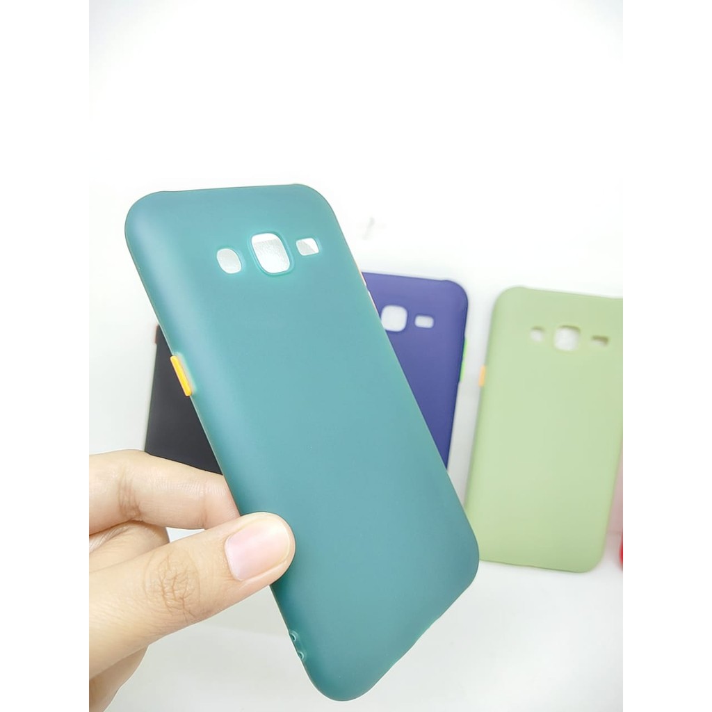 SMPC TPU Candy Samsung J5 J500F 5.0 inchi SoftCase Macaron Protection Camera Tombol Warna