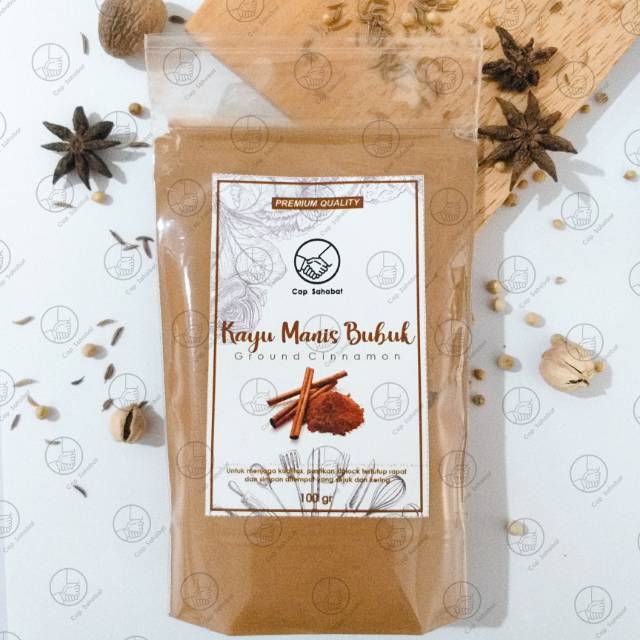 100gr Kayu Manis Bubuk / Ground Cinnamon  / Rempah / JSR 100% PREMIUM QUALITY