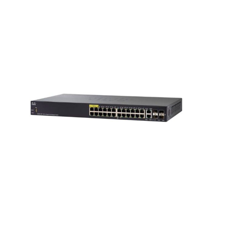 Cisco SG350-28P-K9-EU 24 Port Gigabit PoE (195W Power Budget)