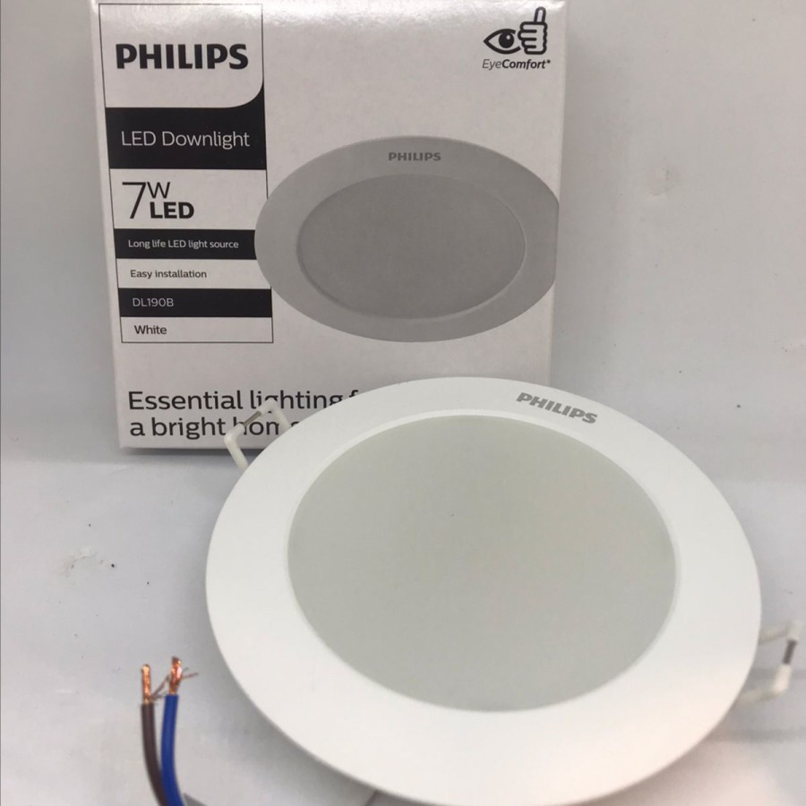 PHILIPS LED Downlight  DL190B ERIDANI 7w 7 Watt 4&quot; Putih