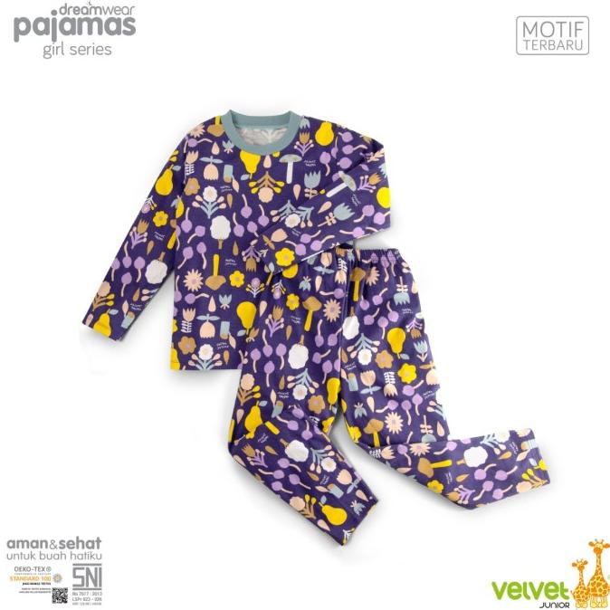 VELVET JUNIOR Piyama Anak Perempuan - Baju Tidur Anak 8 - 9 Tahun