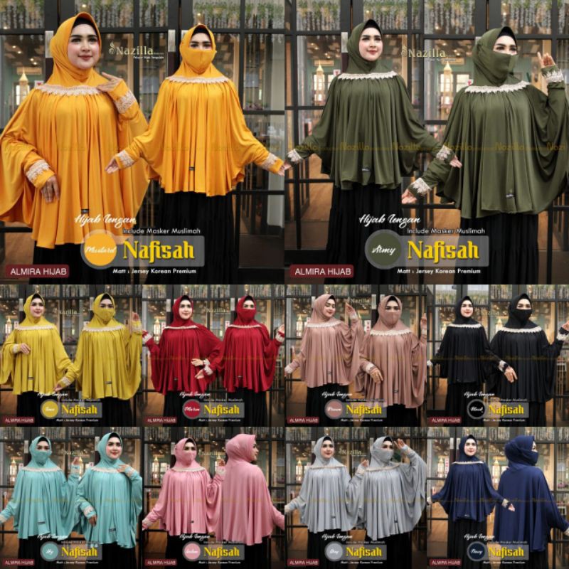 Restok Hijab Lengan Nafisah By Nazilla Hijab