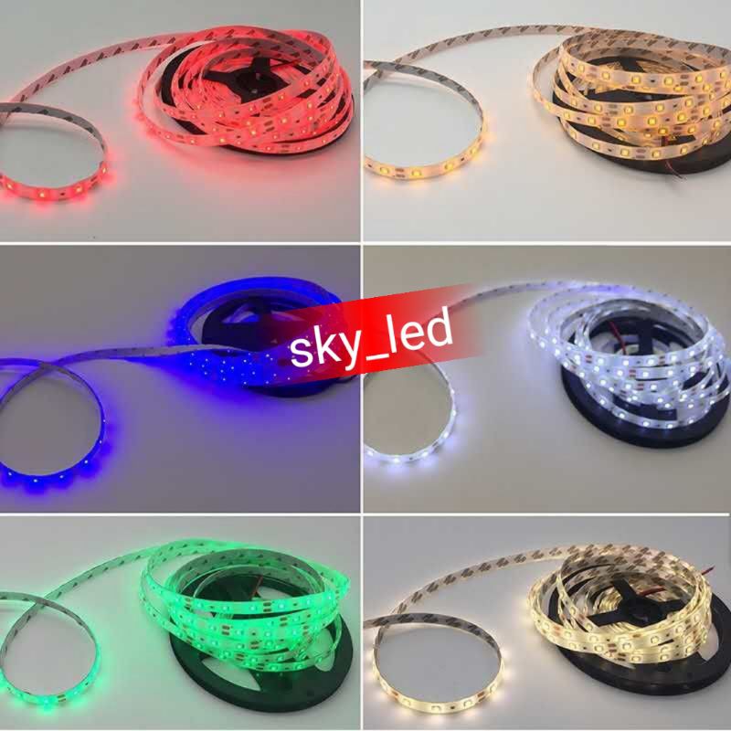 lampu led strip 2835 / 3528 ip44 5m 12v/waterproof lampu plafon lampu etalase /super murah