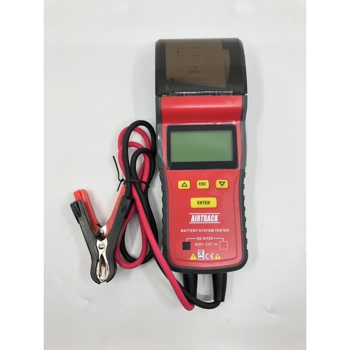 Battery Tester Alat Tes Aki Mobil &amp; Motor 6v/12v with Printer Airtrack