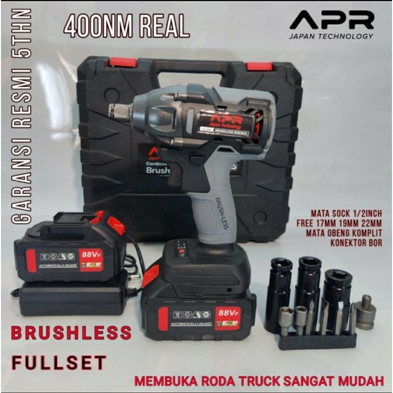 Mesin Pembuka baut roda Impact wrench APR JAPAN TECHNOLOGY