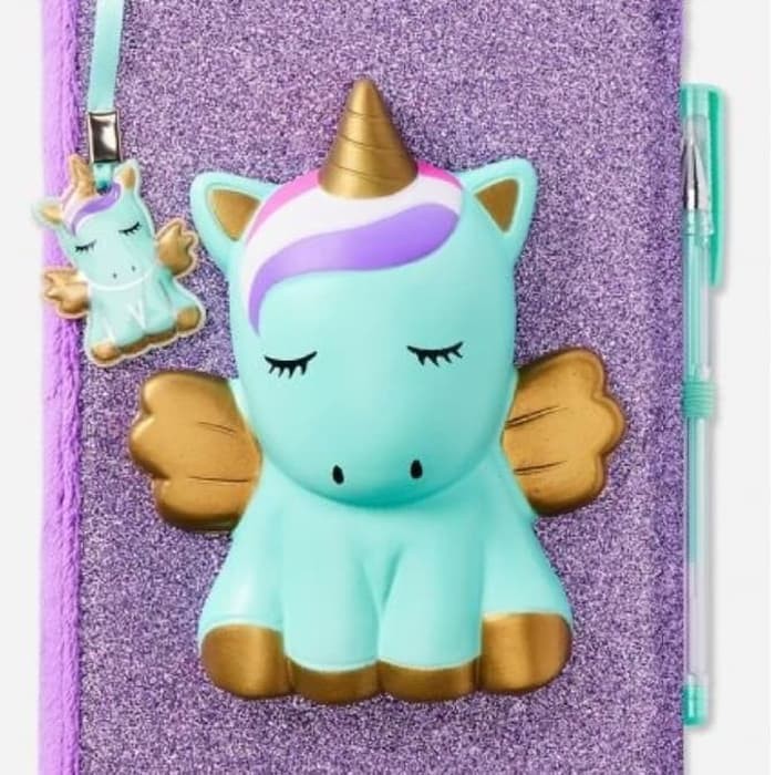 

nn Buku diari Diary Justice Original Journal Unicorn Squishy