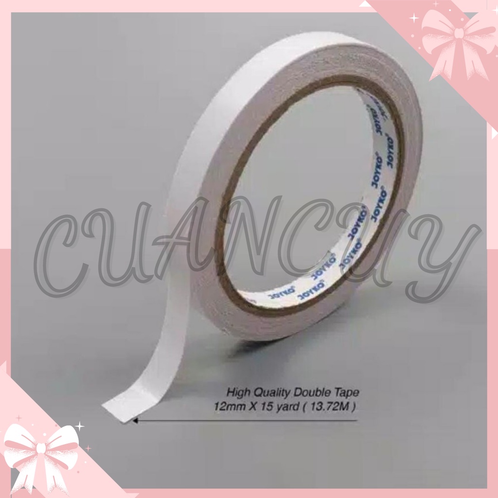 

Cuancuy - Double Tape / Isolasi / Solasi / Solatip / Tape Solatip Kecil Isolasi Solatip Blue Core Solatip Bening Double Tape 2 Sisi Serbaguna Lakban Bening Selotip Perlengkapan Sekolah Alat Tulis Kantor Tali Rapia Ikat Barang Dekorasi Ultah Termurah COD