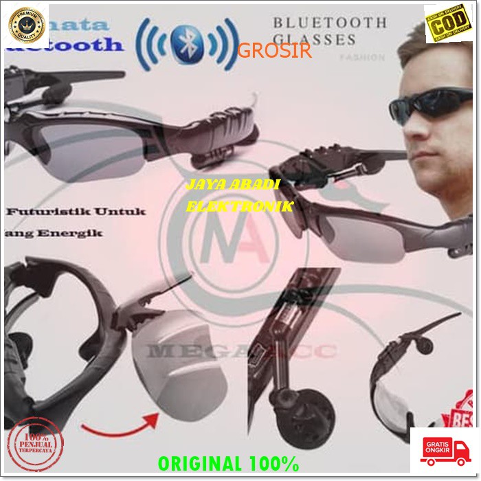 J159 KACAMATA MP3 BLUETOOTH HEADSET HEADPHONE HANDSFREE EARPHONE LIPAT BLUETOTH BLUETOT MUSIC CALL CAS CASAN CHARGE KACAMATA HEADSET EARPHONE WIRELESS UNIVERSAL BISA SEGALA JENIS GADGET BLUETOOTH BISA JUGA UNTUK SPORT BIAR LEBIH KEREN SUARANYA JERNIH