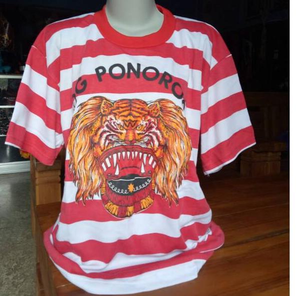LANGSUNG KIRIM.. KAOS LOREK / BELANG MERAH PUTIH REOG PONOROGO HALUS MURAH