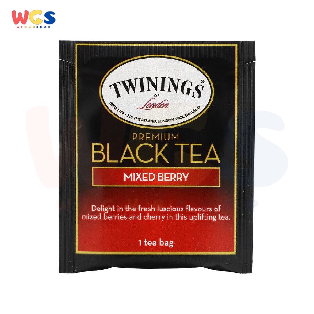 Twinings of London Premium Black Tea Mixed Berry &amp; Cherry 20s x 2g