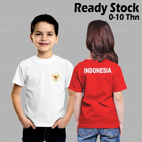 Kaos indonesia series untuk anak