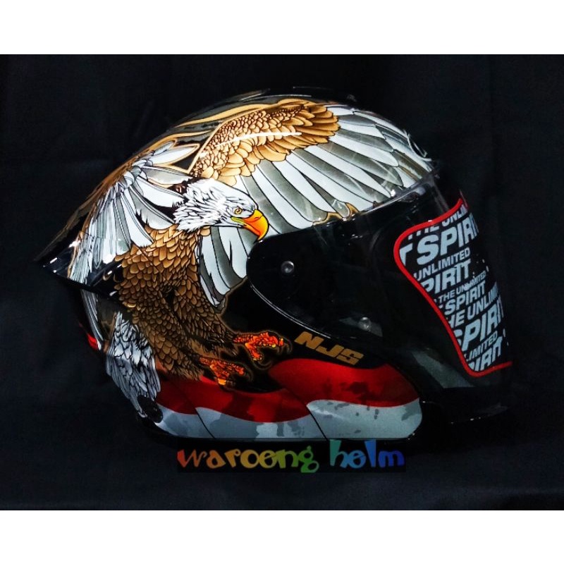 HELM NJS KAIROZ MOTIF ORIGINAL KAIROZ GARUDA KAIROZ RUSH KAIROZ ZENITH KAIROZ FURION-GARUDA GLOSS