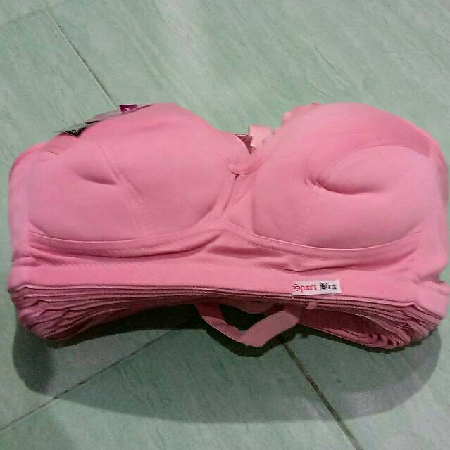 Bra BH Wanita Super Jumbo tanpa busa Sport Bra tebal murah adem size 44 &amp; 46