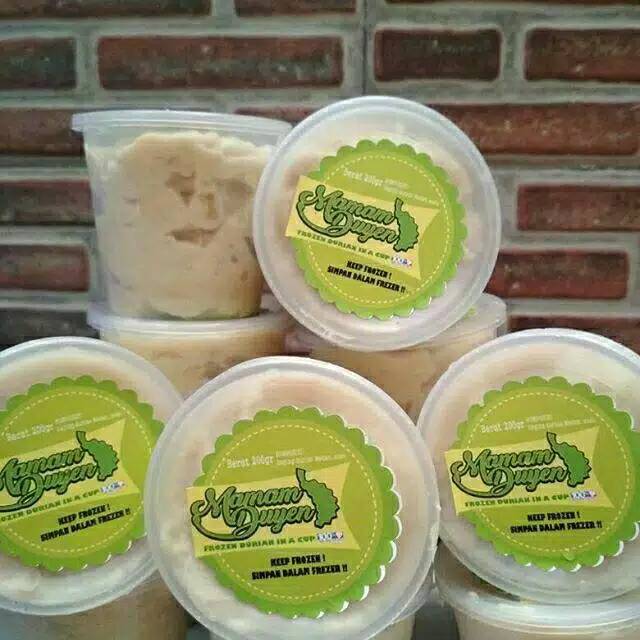

durian cup , mamam duyen 100% durian asli