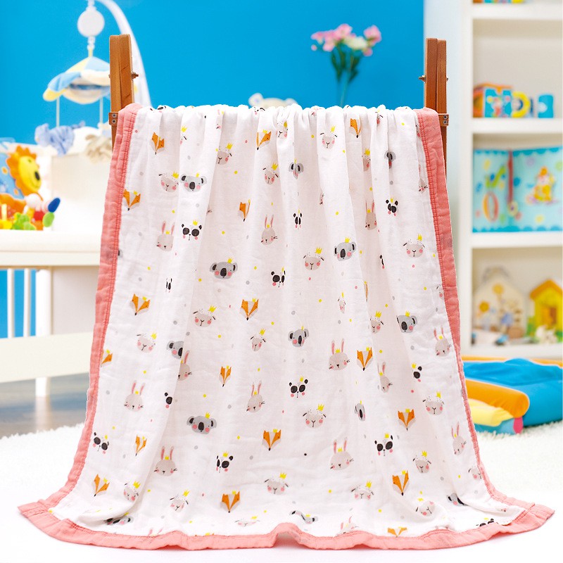 MUSLIN BAMBOO BLANKET 6 LAYER / SELIMUT BAYI 6 LAPIS