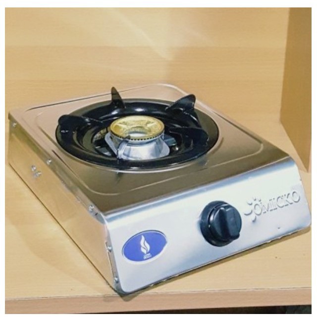 Omicko Kompor Gas 1 Tungku. Minimalis kompor Stainless