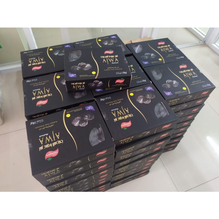 

buah kurma ajwa al madinah sudah kemenkes 1kg ajwa humaira bagus