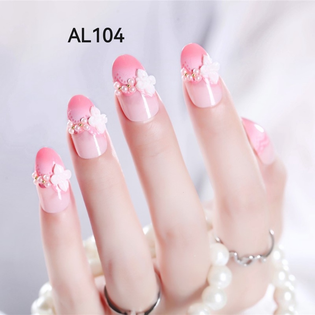 KUKU PALSU 3D FAKE NAIL NAILART WEDDING/wedding fake nails/kuku palsu pengatin/bride