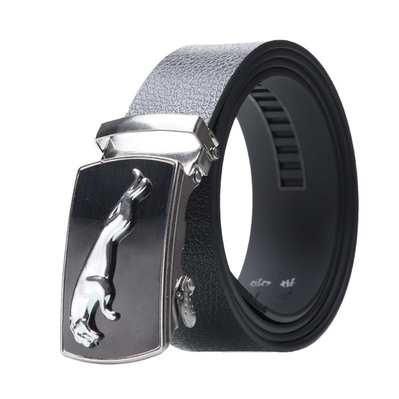 Gasper Pria Rel Casual Bisnis Fashion Ban Gesper Sabuk Cowo Mens Belt Ikat Pinggang Panther