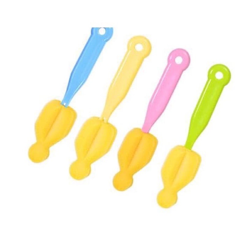 DK Sponge Nipple Brush / Sikat Pembersih Botol Kecil Dot Murah