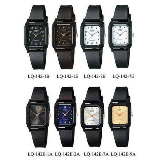 Jam Tangan Casio Original Wanita Type LQ-142 Series / Jam Tangan Wanita / Tali Karet